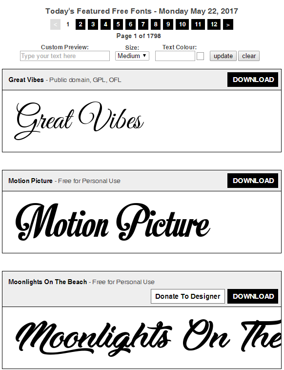 免费可商用中英文字体打包下载