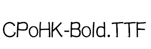 CPoHK-Bold