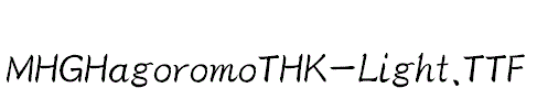 MHGHagoromoTHK-Light