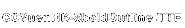 COYuenHK-XboldOutline
