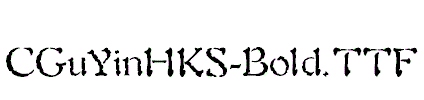 CGuYinHKS-Bold