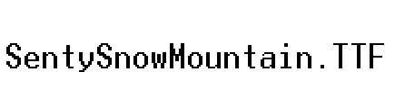 SentySnowMountain