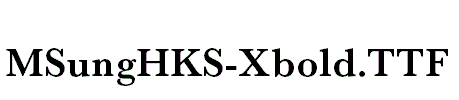 MSungHKS-Xbold