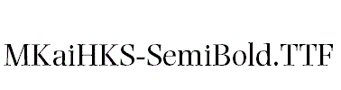 MKaiHKS-SemiBold