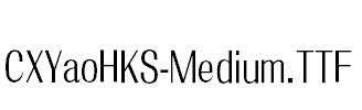 CXYaoHKS-Medium