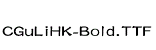 CGuLiHK-Bold
