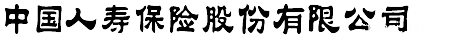 中国人寿保险股份有限公司字体