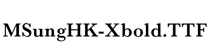 MSungHK-Xbold