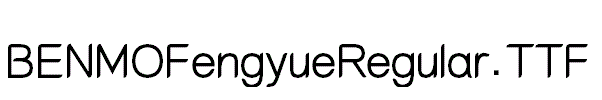 BENMOFengyueRegular
