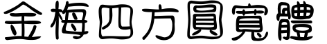金梅四方圆宽体