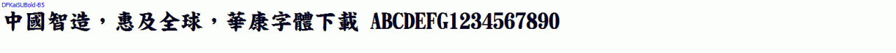 DFKaiSUBold-B5