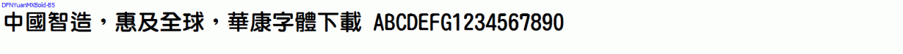 DFNYuanMXBold-B5