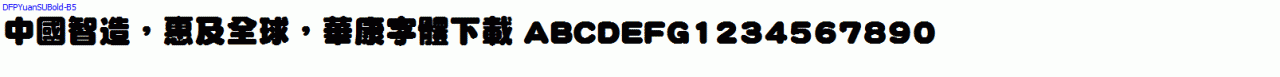 DFPYuanSUBold-B5