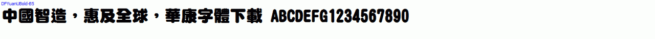 DFYuanUBold-B5