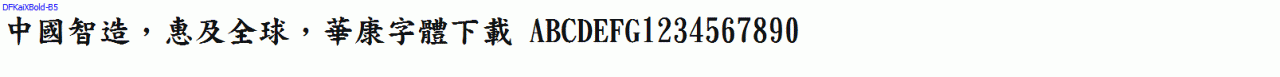 DFKaiXBold-B5