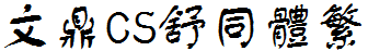 文鼎CS舒同体繁