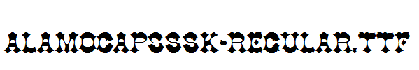 AlamoCapsSSK-Regular