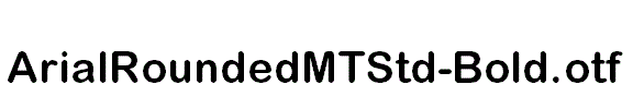 ArialRoundedMTStd-Bold