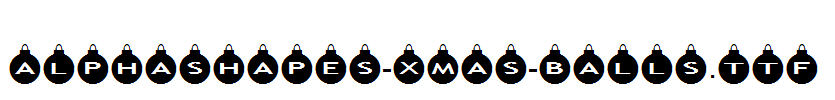 AlphaShapes-xmas-balls