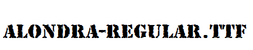 ALONDRA-Regular
