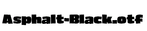 Asphalt-Black