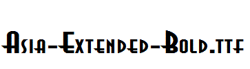 Asia-Extended-Bold