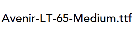 Avenir-LT-65-Medium