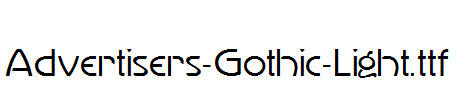 Advertisers-Gothic-Light