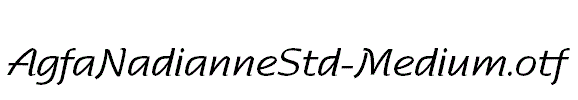 AgfaNadianneStd-Medium