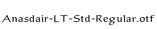 Anasdair-LT-Std-Regular