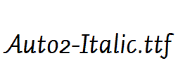 Auto2-Italic
