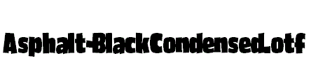 Asphalt-BlackCondensed