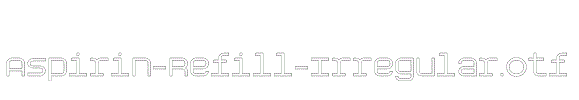 Aspirin-Refill-Irregular