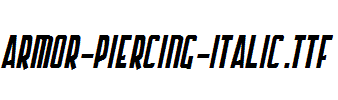 Armor-Piercing-Italic