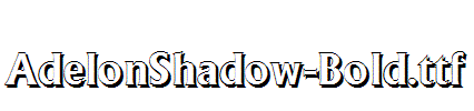 AdelonShadow-Bold