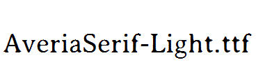 AveriaSerif-Light