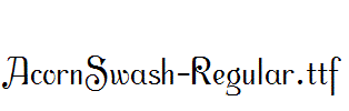 AcornSwash-Regular