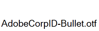 AdobeCorpID-Bullet