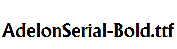 AdelonSerial-Bold