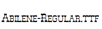 Abilene-Regular