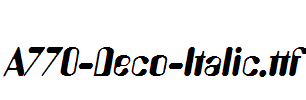A770-Deco-Italic