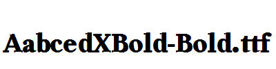 AabcedXBold-Bold