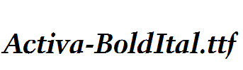 Activa-BoldItal