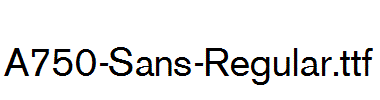 A750-Sans-Regular