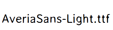 AveriaSans-Light
