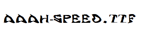 Aaah-Speed