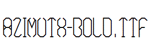 Azimuth-Bold