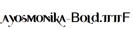 Ayosmonika-Bold