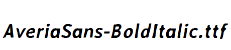 AveriaSans-BoldItalic