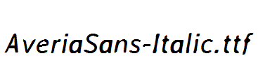 AveriaSans-Italic